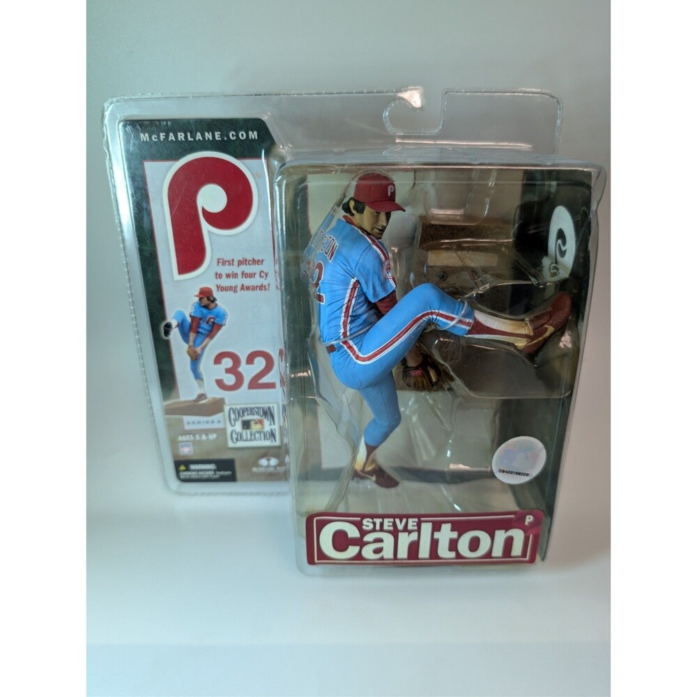 McFarlane Steve Carlton Cooperstown Collection Series 4 Action Figure 2007 Mint!